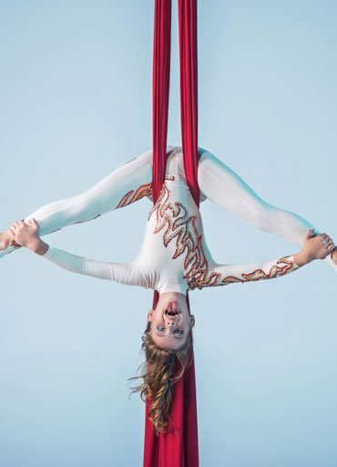 Aerial Kids Classes, aerial silks